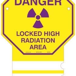 Three Pocket 12" Octagonal Sign - Danger Locked HRA