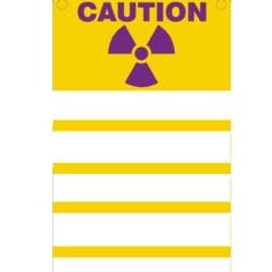 Five Pocket Rope Cut Out Sign