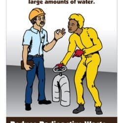ALARA Sign - Reduce Radioactive Waste... Don't Spread It