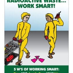 ALARA Sign - Reduce Radioactive Waste... Work Smart
