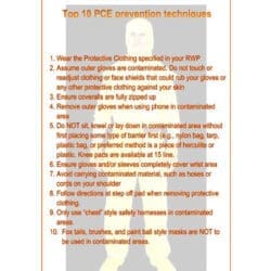 ALARA Sign - YOU Can Prevent PCEs Top 10 PCE Prevention Techniques
