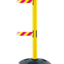 Heavy Duty Dual Belt Safety Stanchion